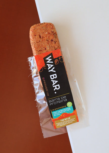 Barrita proteica de naranja