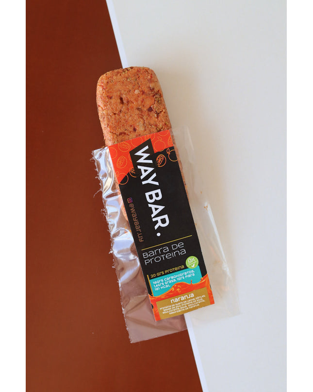 Barrita proteica de naranja
