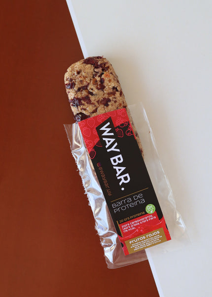 Barrita proteica de frutos rojos