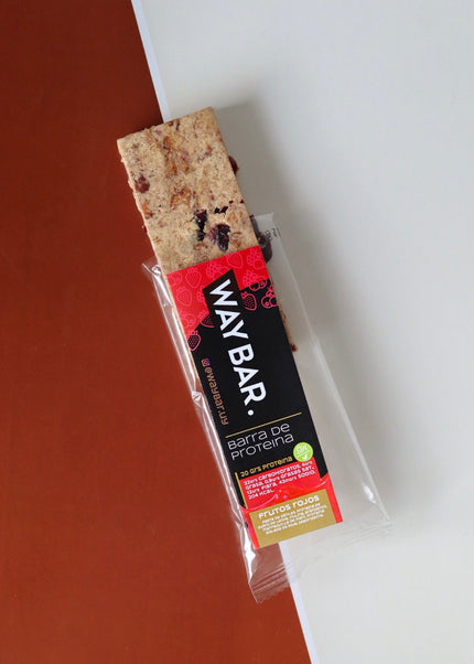 Barrita proteica de frutos rojos