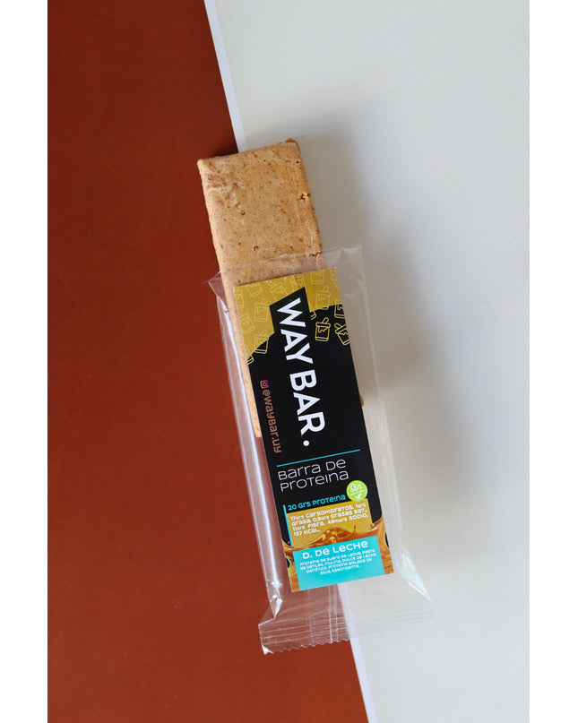 Barrita proteica de dulce de leche